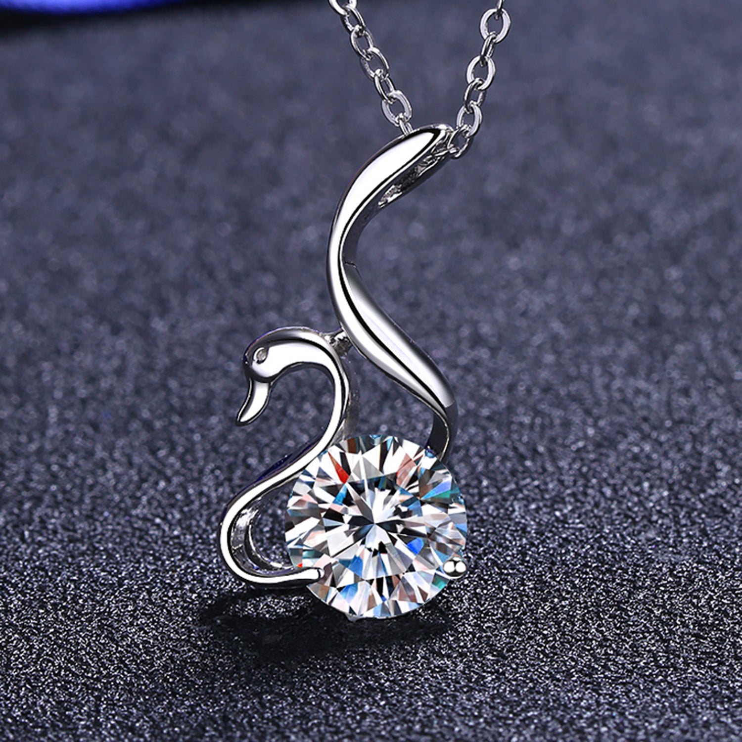 2 Carat Moissanite 925 Sterling Silver Necklace - Luxe4Everyday Necklace