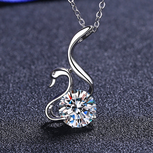 2 Carat Moissanite 925 Sterling Silver Necklace - Luxe4Everyday Necklace