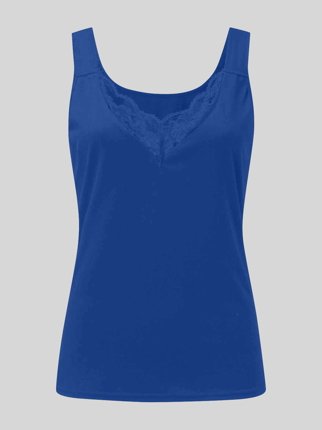 Full Size Lace Detail Sweetheart Neck Tank - Luxe4Everyday Shirt