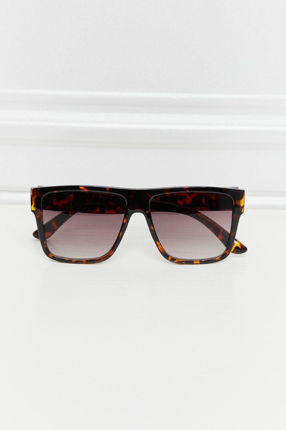 Tortoiseshell Square Full Rim Sunglasses - Luxe4Everyday Tangerine / One Size sunglasses