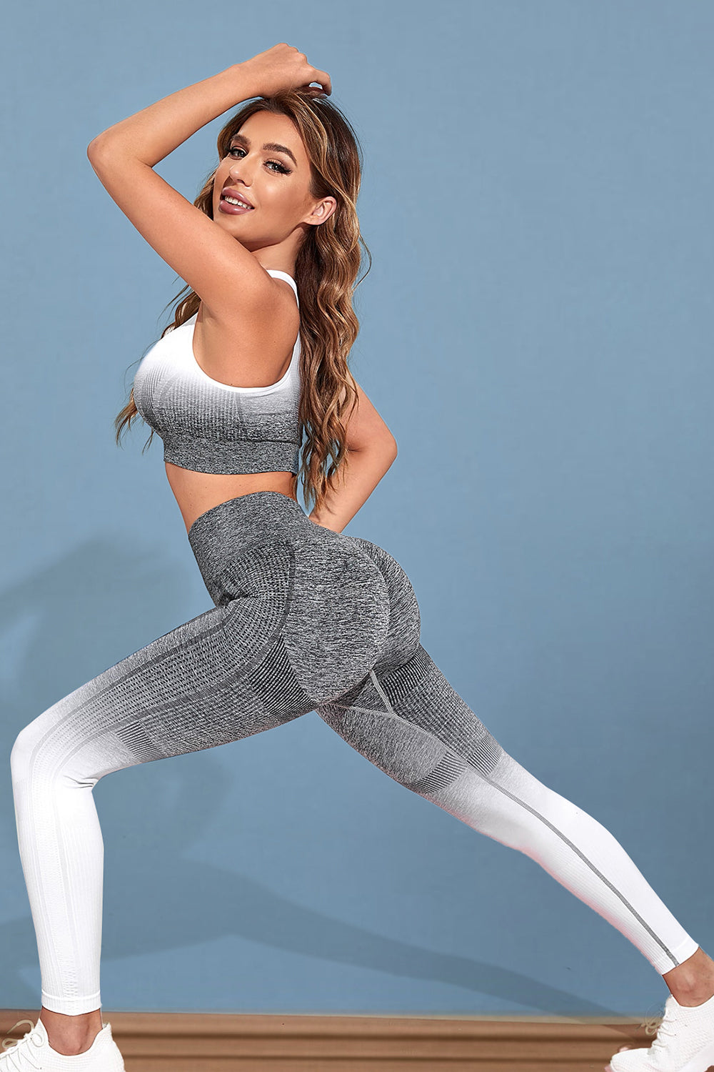 Gradient Sports Tank and Leggings Set - Luxe4Everyday Activewear