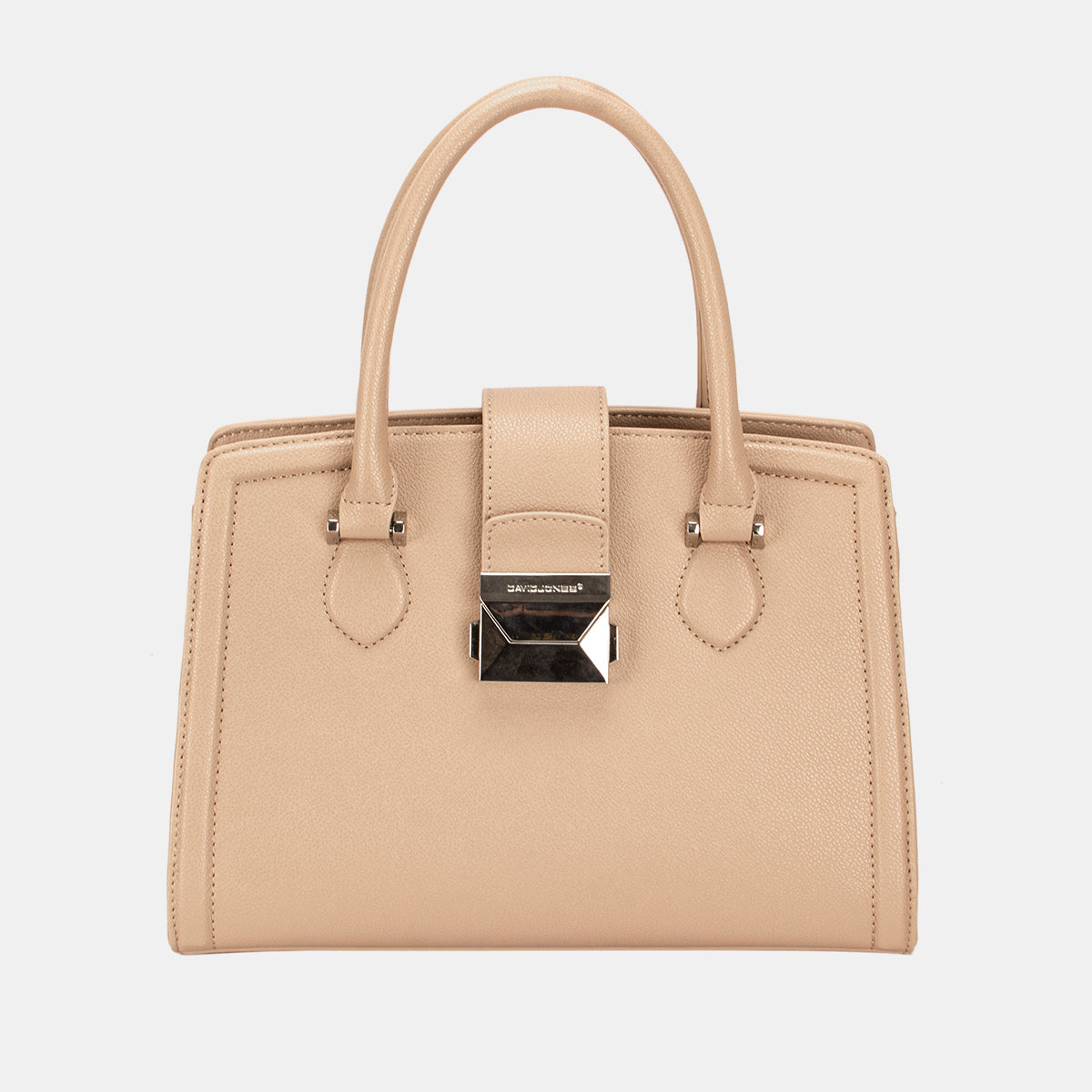 David Jones PU Leather Handbag - Luxe4Everyday Camel / One Size Bags