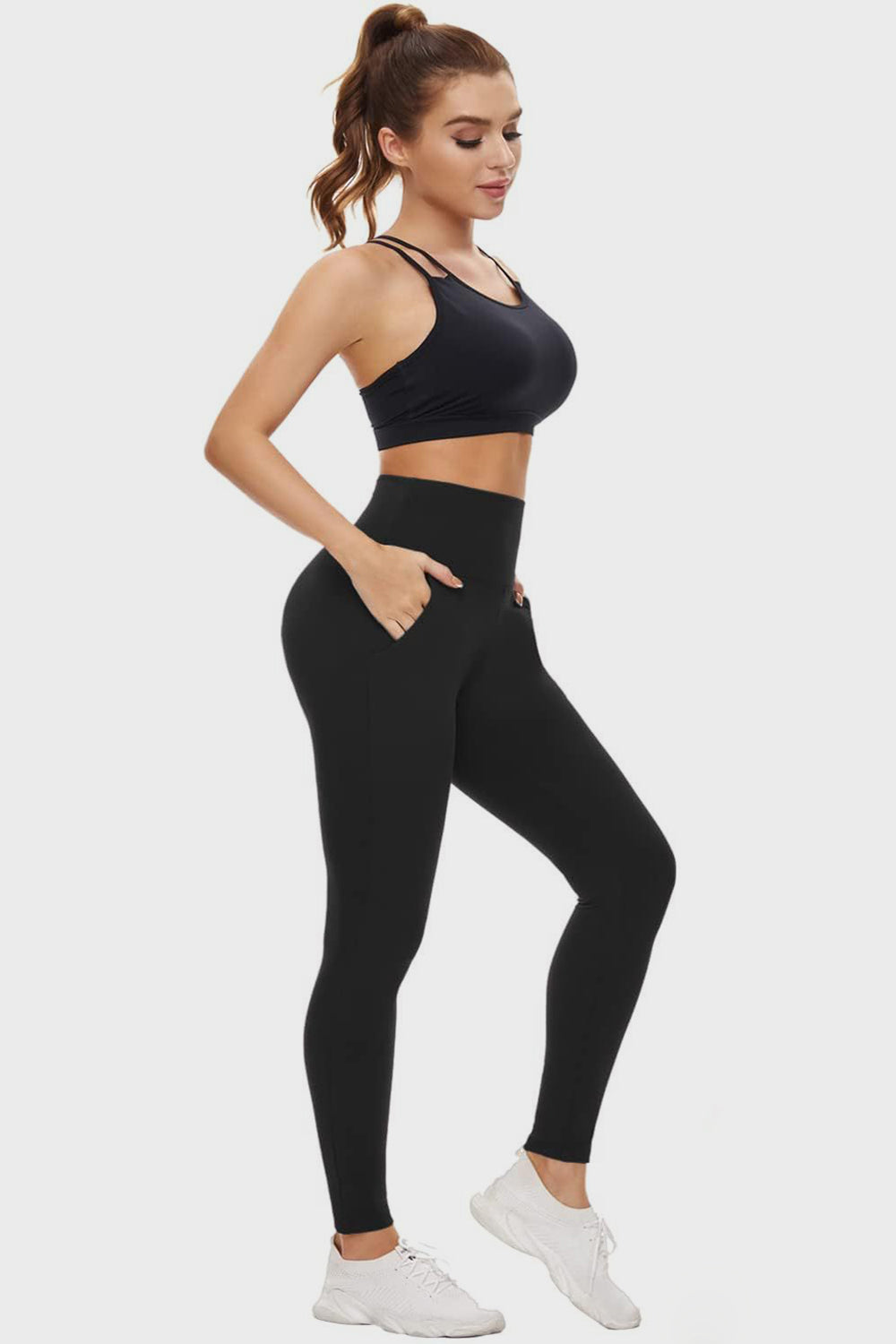 Pocketed High Waist Active Leggings - Luxe4Everyday Leggings