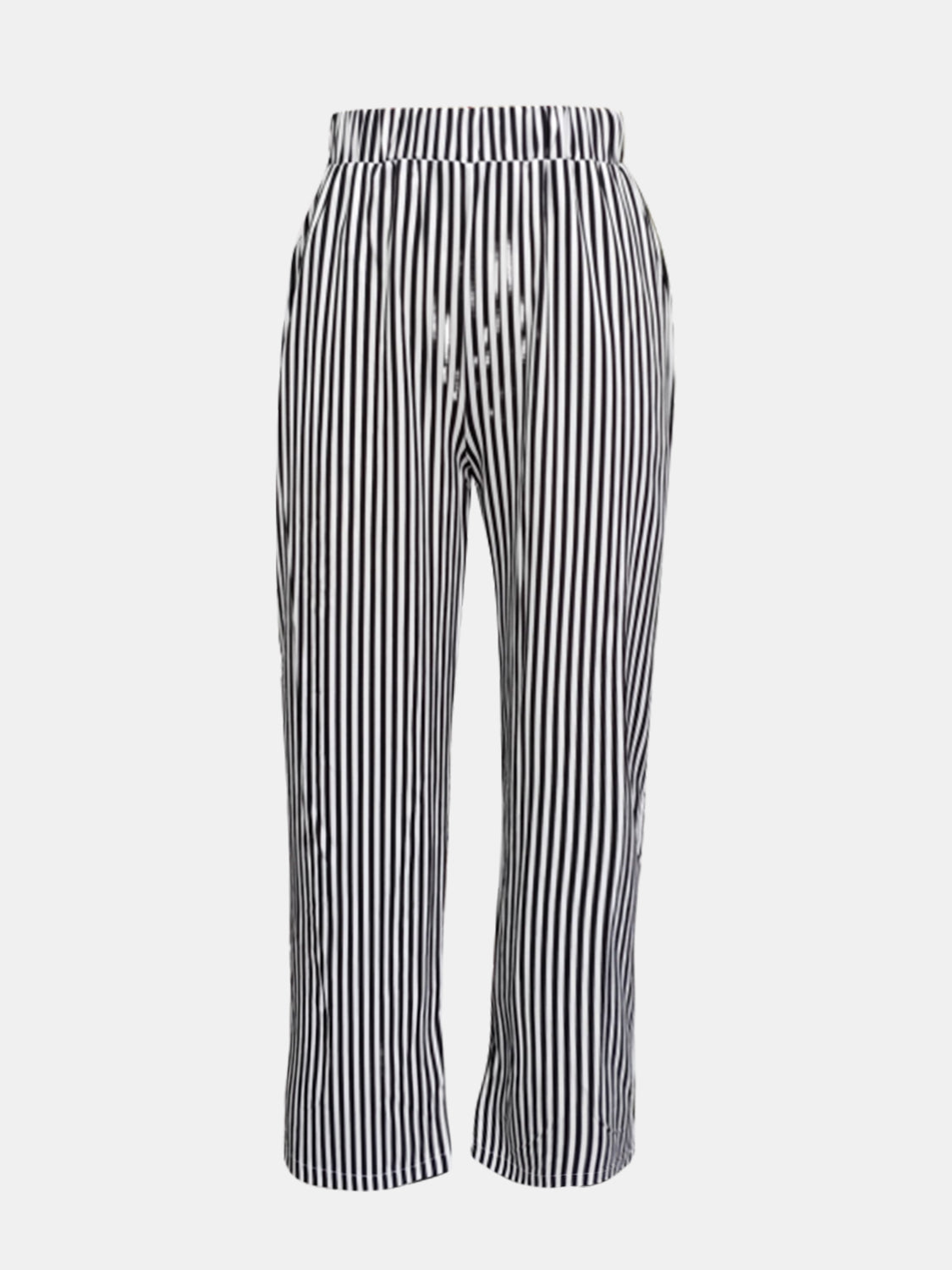 Striped Pants with Pockets - Luxe4Everyday Dust Storm / S Pants