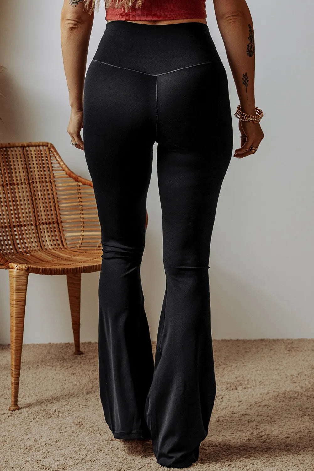 High Waist Bootcut Pants - Luxe4Everyday Pants