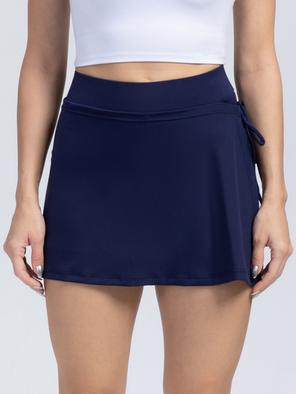 High Waist Active Skort with Pockets - Luxe4Everyday Shorts