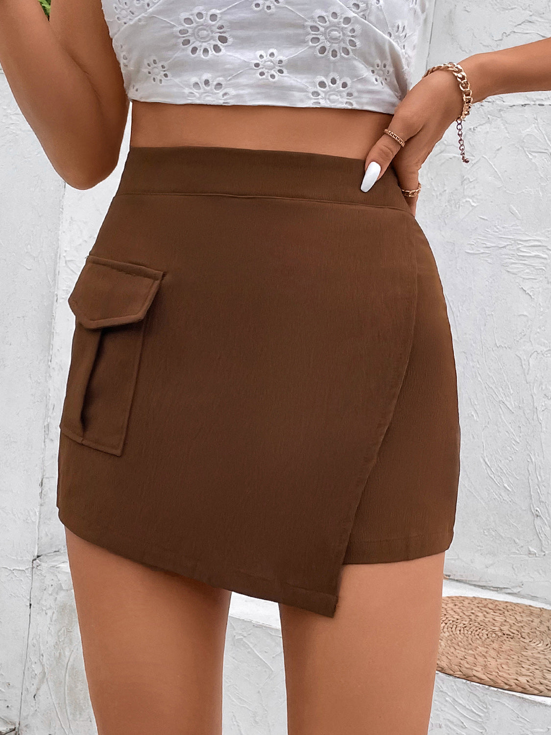 Perfee Pocketed High Waist Shorts - Luxe4Everyday Shorts