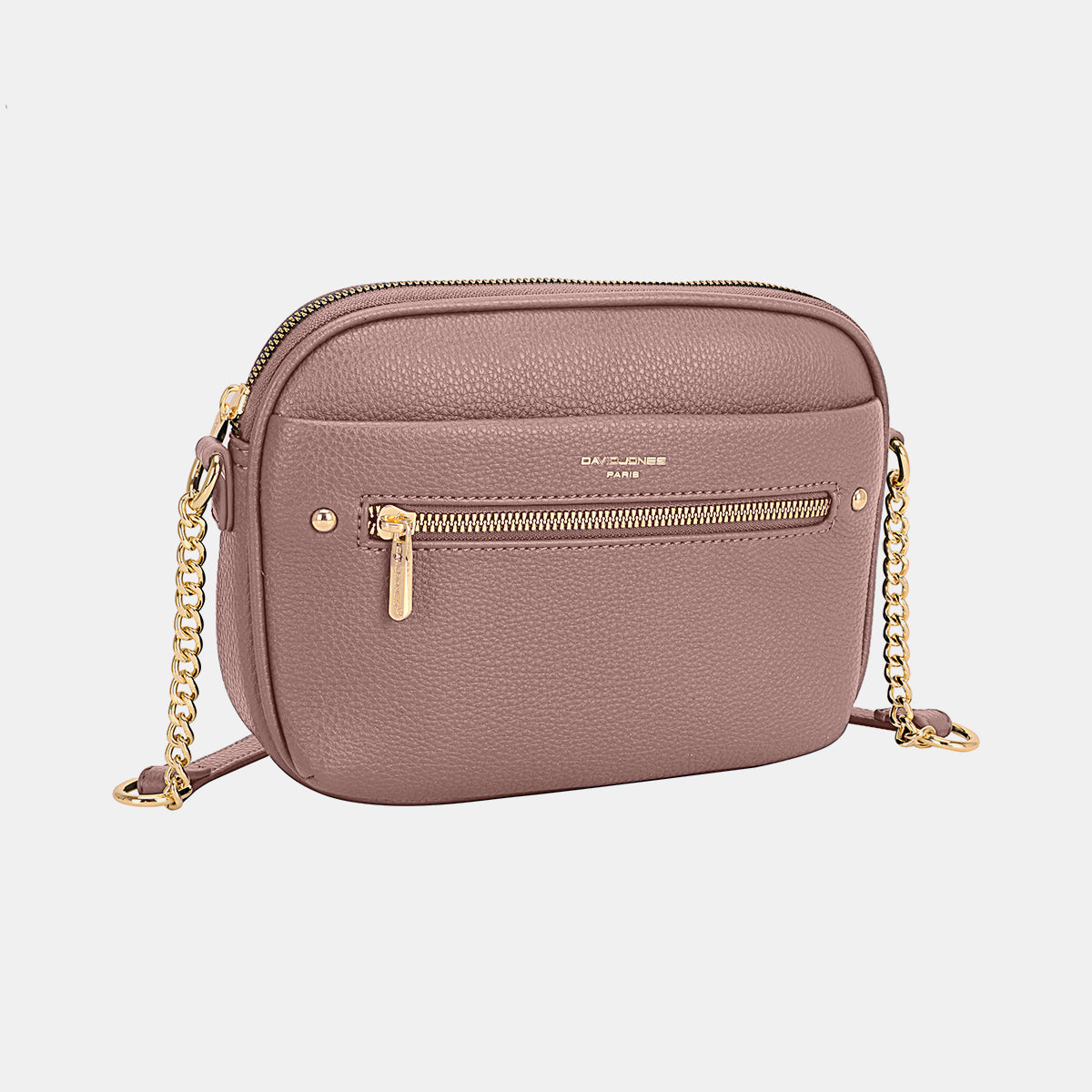 David Jones Chain Detail Small Crossbody Bag - Luxe4Everyday D.Pink / One Size Crossbody Bag