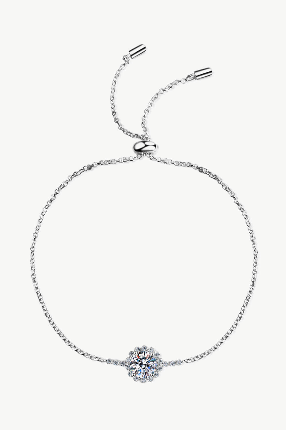 1 Carat Moissanite Chain Bracelet - Luxe4Everyday Bracelet